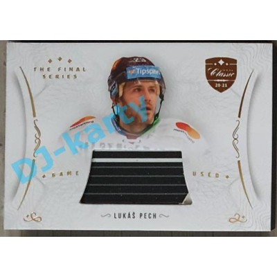 2021/22 OFS The Final Series Lukáš Pech #STI-PEU Game Used Stick Gold PROMO