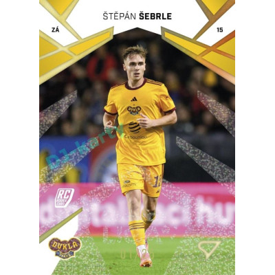 2024/25 Sportzoo Chance Liga 1. série #190 Štěpán Šebrle Gold Glitter 20/25
