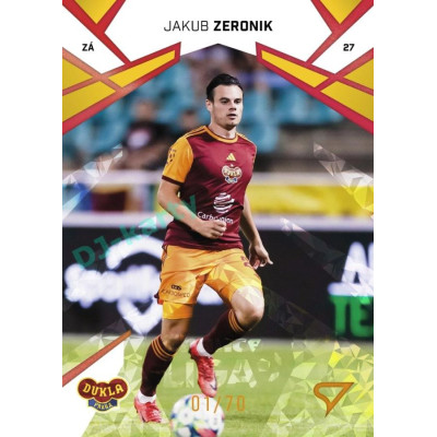 2024/25 Sportzoo Chance Liga 1. série #191 Jakub Zeronik Copper Diamond xx/70