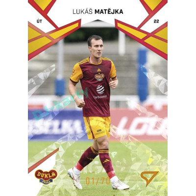 2024/25 Sportzoo Chance Liga 1. série #192 Lukáš Matějka Copper Diamond xx/70