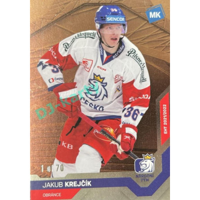 2021/22 MK reprezentace #016 Jakub Krejčík EHT Bronze 1 of 70