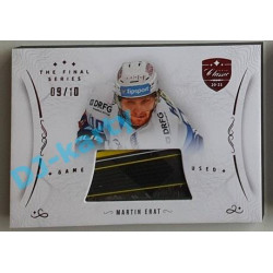 2021/22 OFS The Final Series Martin Erat #STI-ERM 09/10 Game Used Stick Red