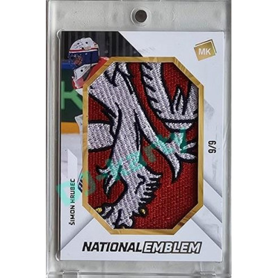 2023 MK reprezentace #NE-01 Šimon Hrubec National Emblem 9/9
