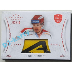 2021/22 OFS The Final Series Rudolf Červený #STI-CER 02/10 Game Used Stick Red