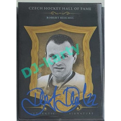 2020 OFS Síň slávy českého hokeje Robert Reichel #SSCH-RRE 15/20 Black Authentic Signature Blue
