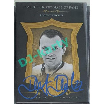 2020 OFS Síň slávy českého hokeje Robert Reichel #SSCH-RRE 15/20 Black Authentic Signature Blue
