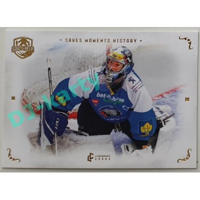 2021/22 Legendary Cards SAVES HELP MEMORABILIA SERIES #SMH-16 Adam Svoboda Saves Moments History Gold /155
