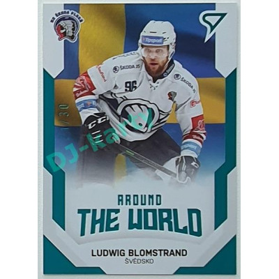 2021/22 Sportzoo TIPSPORT ELH 2. série #ATW-67 Ludwig Blomstrand Around The World 21/30