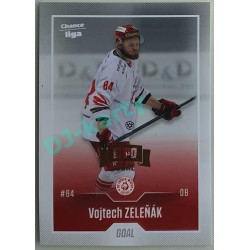 2022/23 Goal Cards Chance Liga 1. série #135 Vojtech Zeleňák Expo Pardubice