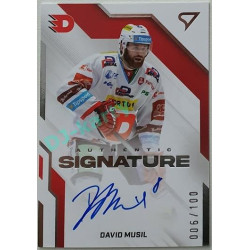 2022/23 Sportzoo ELH 1. série #AS2-DM David Musil Signature level 2 xxx/100