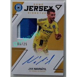 2022/23 Sportzoo Fortuna Liga 2. série #GJS-JN Jan Navrátil Game Jersey Auto 06/25