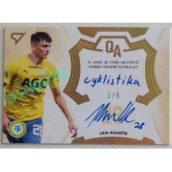 2022/23 Sportzoo Fortuna Liga 2. série #QA-JK Jan Knapík Q&A Signatured Answer 3/6