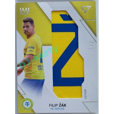 2022/23 Sportzoo Fortuna Liga 2. série #UM-FZ Filip Žák Unique Mark 1/3