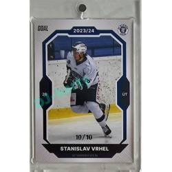 2023/24 Goal cards Chance Liga 2. série #351 Stanislav Vrhel Blue 10/10