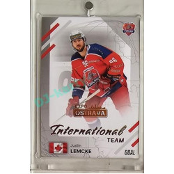 2023/24 Goal cards Chance Liga 2. série #IN-15 Justin Lemcke International Expo Ostrava 1of2