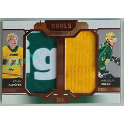 2022/23 Goal Cards Chance Liga Update #D-17 P. Klhůfek / M. Holec Duals Jersey Bronze 06/30