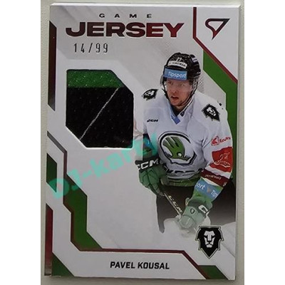 2022/23 Sportzoo ELH 2. série #GJ-KO Pavel Kousal Game Jersey 14/99
