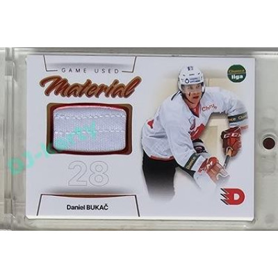 2023/24 Goal cards Chance Liga 1. série #GUM-24 Daniel Bukač Game Used Material 14/30