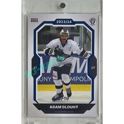 2023/24 Goal cards Chance Liga 2. série #352 Adam Dlouhý Blue 10/10
