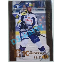 2020/21 OFS 2. série Radim Bičánek #20 06/25 Buyback Embosed GOLD
