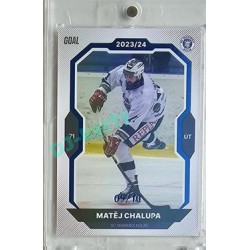 2023/24 Goal cards Chance Liga 2. série #353 Matěj Chalupa Blue 09/10
