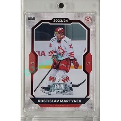 2023/24 Goal cards Chance Liga 2. série #326 Rostislav Martynek Red Expo 1of1