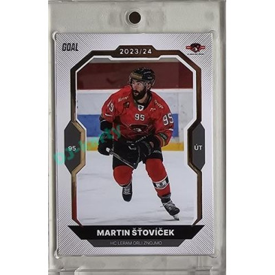 2023/24 Goal cards Chance Liga 1. série #195 Martin Šťovíček Gold 1of20