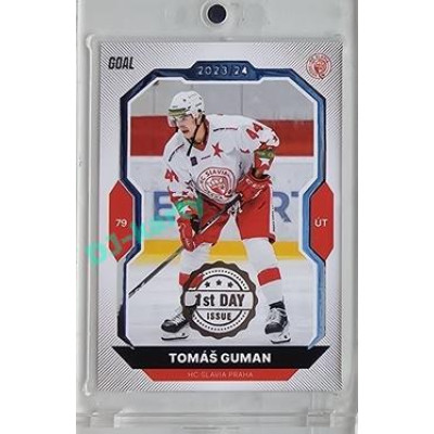 2023/24 Goal cards Chance Liga 2. série #342 Tomáš Guman 1st day of issue
