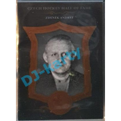 2020 OFS Síň slávy českého hokeje Zdeněk Andršt #SSCH-017 07/25 Black Cut