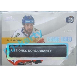 2020 MK reprezentace Filip Hronek #6 20/30 Game Used Memorabilia
