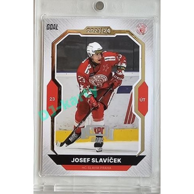 2023/24 Goal cards Chance Liga 2. série #336 Josef Slavíček Expo Silver 1of7