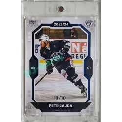 2023/24 Goal cards Chance Liga 2. série #355 Petr Gajda Blue 10/10