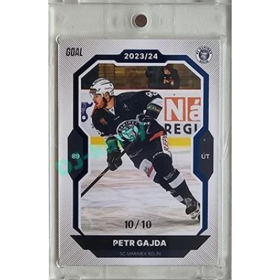 2023/24 Goal cards Chance Liga 2. série #355 Petr Gajda Blue 10/10