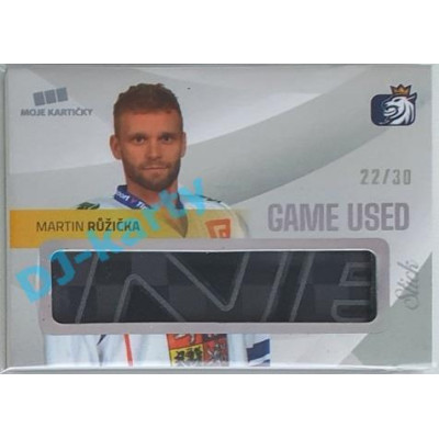 2020 MK reprezentace Martin Růžička #12 22/30 Game Used Memorabilia