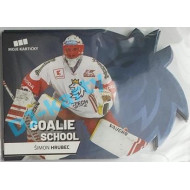 2020 MK reprezentace Šimon Hrubec #6 Goalie School Die-cut Blue Retail