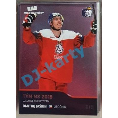 2020 MK reprezentace Dmitrij Jaškin Tým MS 2019 #61 3/5 Blue