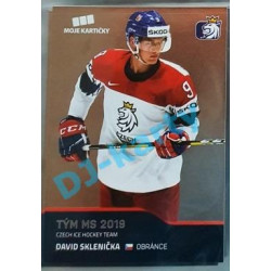 2020 MK reprezentace David Sklenička Tým MS 2019 #51 Red Promo