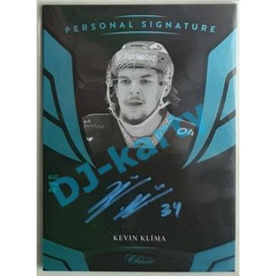 2020/21 OFS 1. série Kevin Klíma #PS-KEKL 4/6 Personal Signature Blue