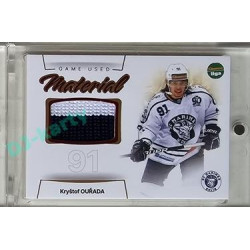 2023/24 Goal cards Chance Liga 1. série #GUM-22 Kryštof Ouřada Game Used Material 14/30
