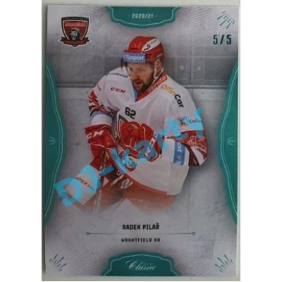 2020/21 OFS 1. série Radek Pilař #72 5/5 Blue Neon
