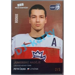 2020 MK reprezentace Petr Čajka #75 2/5 Red Czech Expo