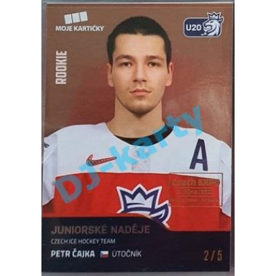 2020 MK reprezentace Petr Čajka #75 2/5 Red Czech Expo