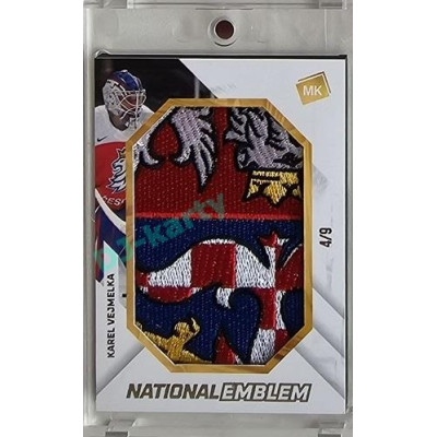 2023 MK reprezentace #NE-03 Karel Vejmelka National Emblem 4/9