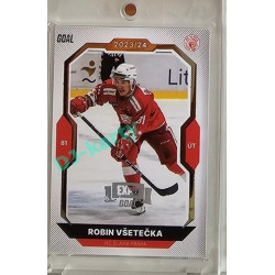 2023/24 Goal cards Chance Liga 2. série #338 Robin Všetečka Expo Silver 1of7