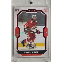 2023/24 Goal cards Chance Liga 2. série #333 David Kajínek Red Expo 1of1