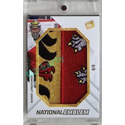 2023 MK reprezentace #NE-02 Marek Langhamer National Emblem 8/9