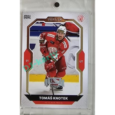 2023/24 Goal cards Chance Liga 2. série #339 Tomáš Knotek Expo Silver 1of7