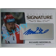 2018/19 OFS Richard Nedomlel #AS-48 4/6 Authentic Signature Gold