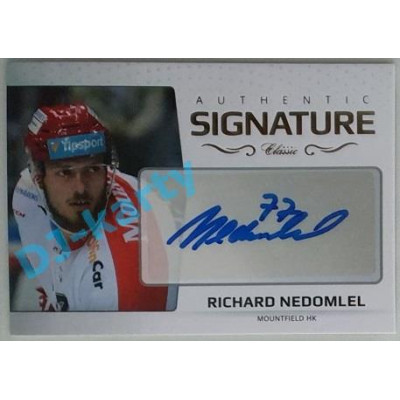 2018/19 OFS Richard Nedomlel #AS-48 4/6 Authentic Signature Gold