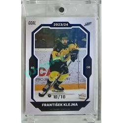 2023/24 Goal cards Chance Liga 2. série #359 František Klejna Blue 10/10